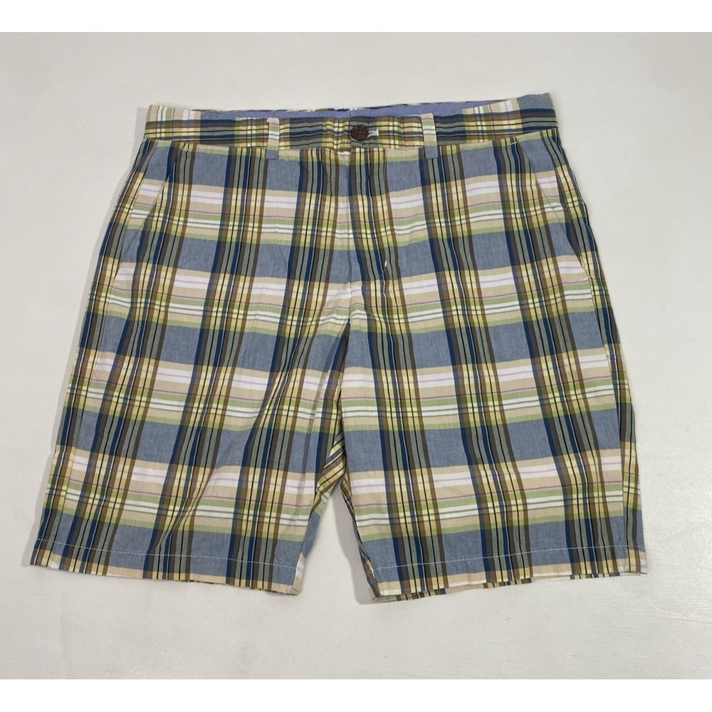 Vineyard Vines Plaid Breaker Shorts Men's Size 32 Golf Casual Bermuda Preppy